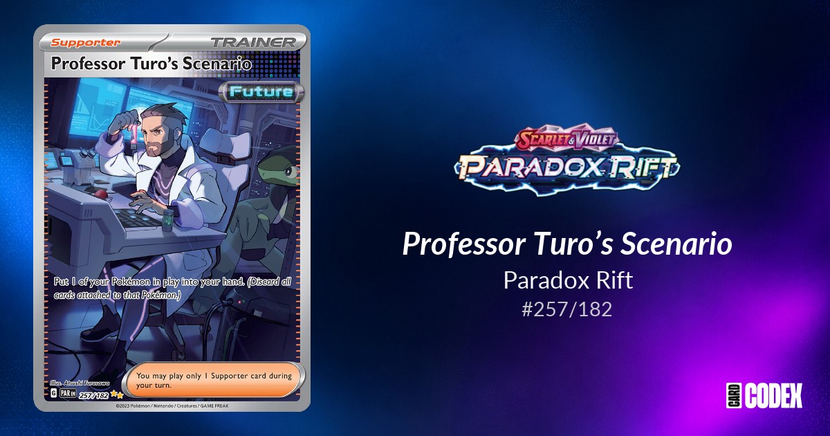 Professor Turo’s Scenario #257/182 - Paradox Rift | Price Guide ...