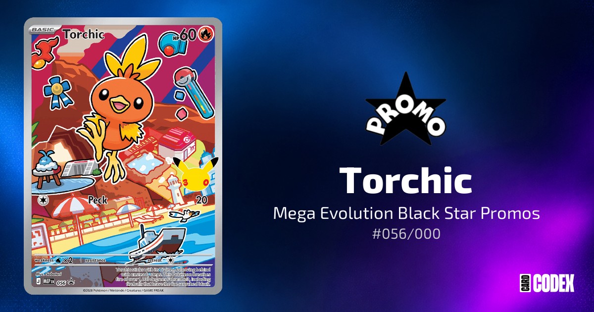 Torchic #056/000 - Mega Evolution Black Star Promos | Price Guide ...