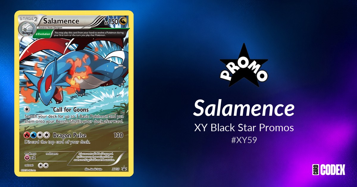 6814 Rising Sun Salamence #XY59 - XY Black Star Promos | Price Guide & Historical Value