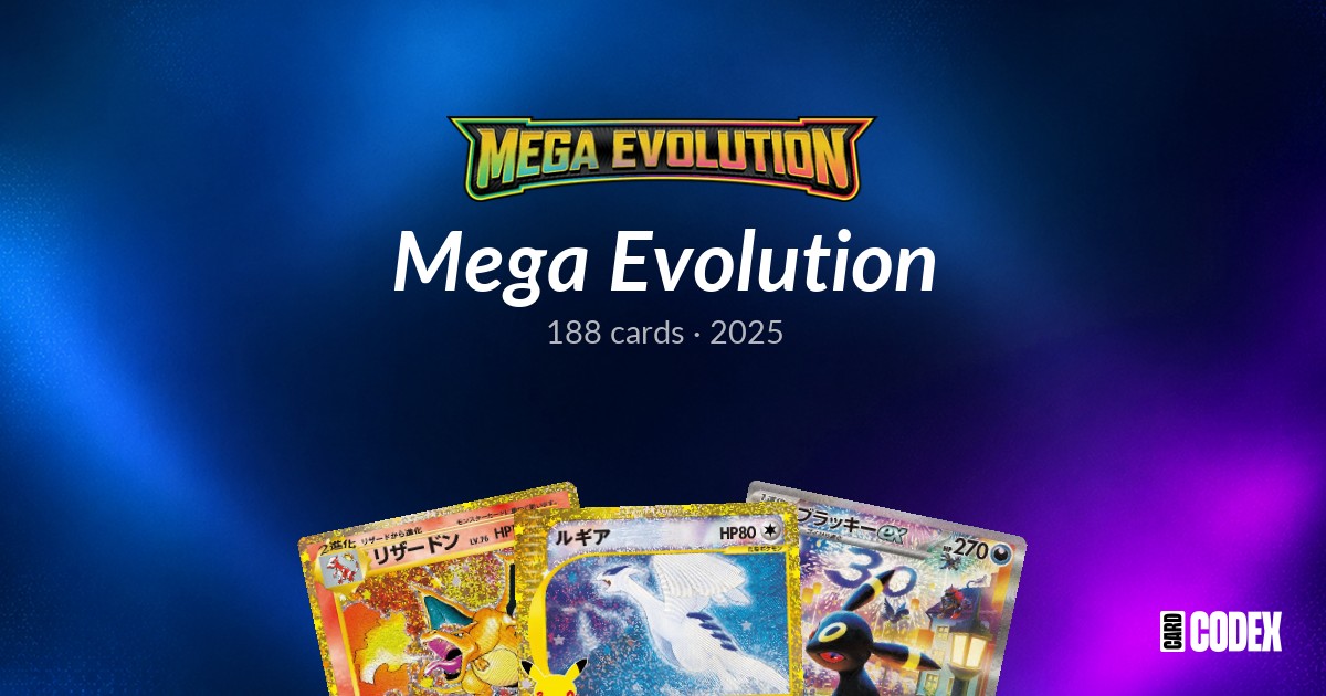 Mega Evolution Series Set List (2025-Current) | Card Codex