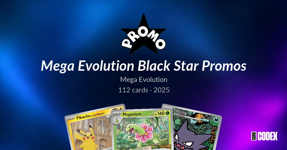 Mega Evolution Black Star Promos Card List & Prices ({{printed_total ...