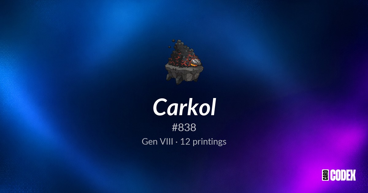 All Carkol Pokémon Cards: Prices & Full Master Set List