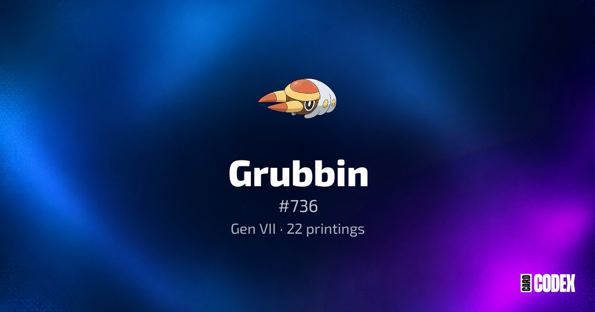 All Grubbin Pokémon Cards: Prices & Full Master Set List