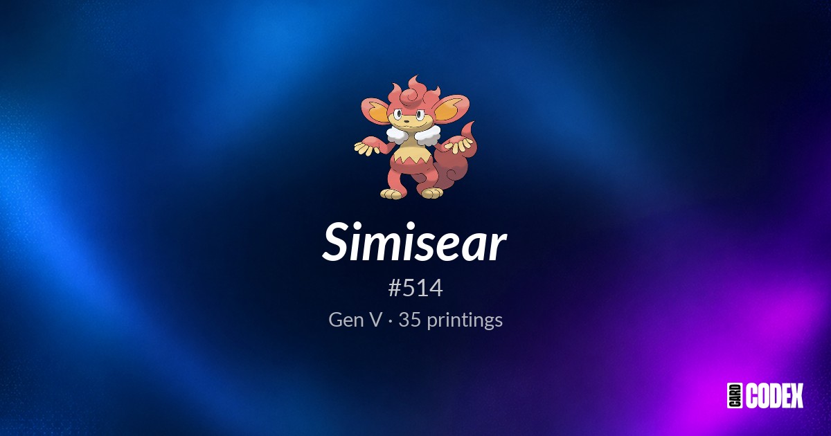 All Simisear Pokémon Cards: Prices & Full Master Set List