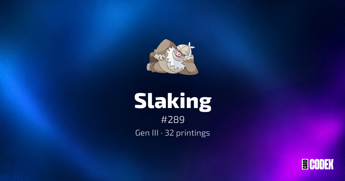 All Slaking Pokémon Cards: Prices & Full Master Set List