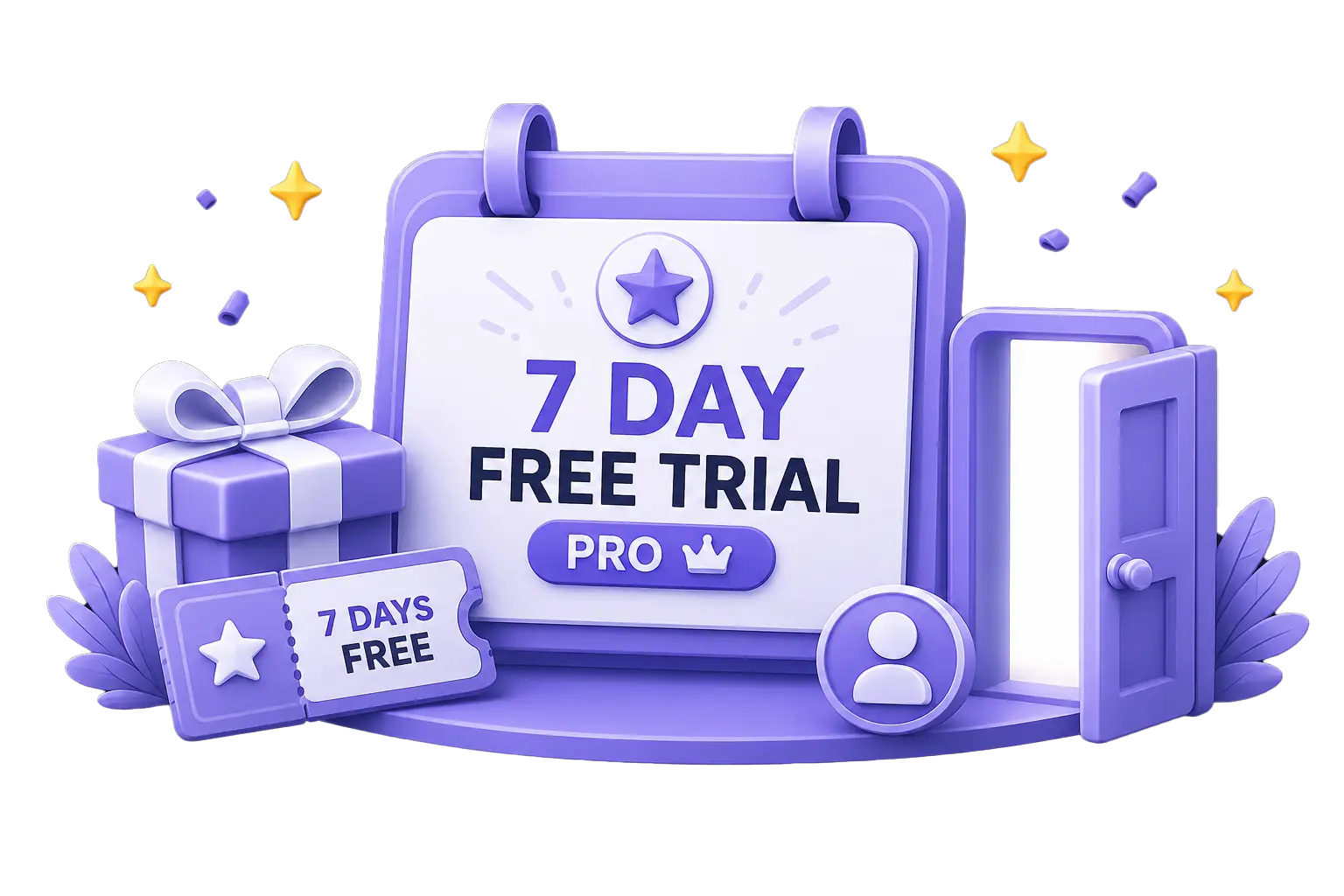 7-day free Pro trial illustration