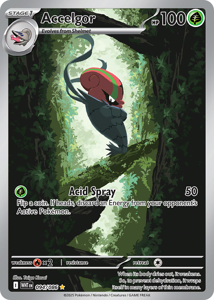 Accelgor rsv10pt5-94 Illustration Rare from White Flare Set