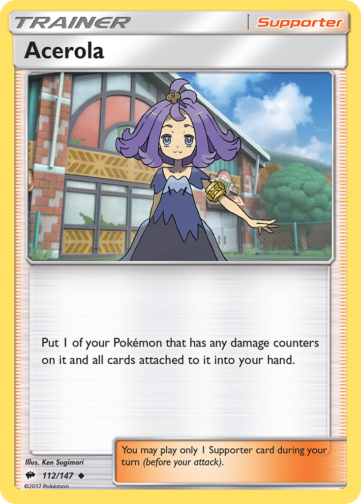 Acerola sm3-112 Uncommon from Burning Shadows Set
