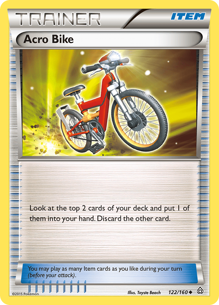 Acro Bike xy5-122 Uncommon from Primal Clash Set