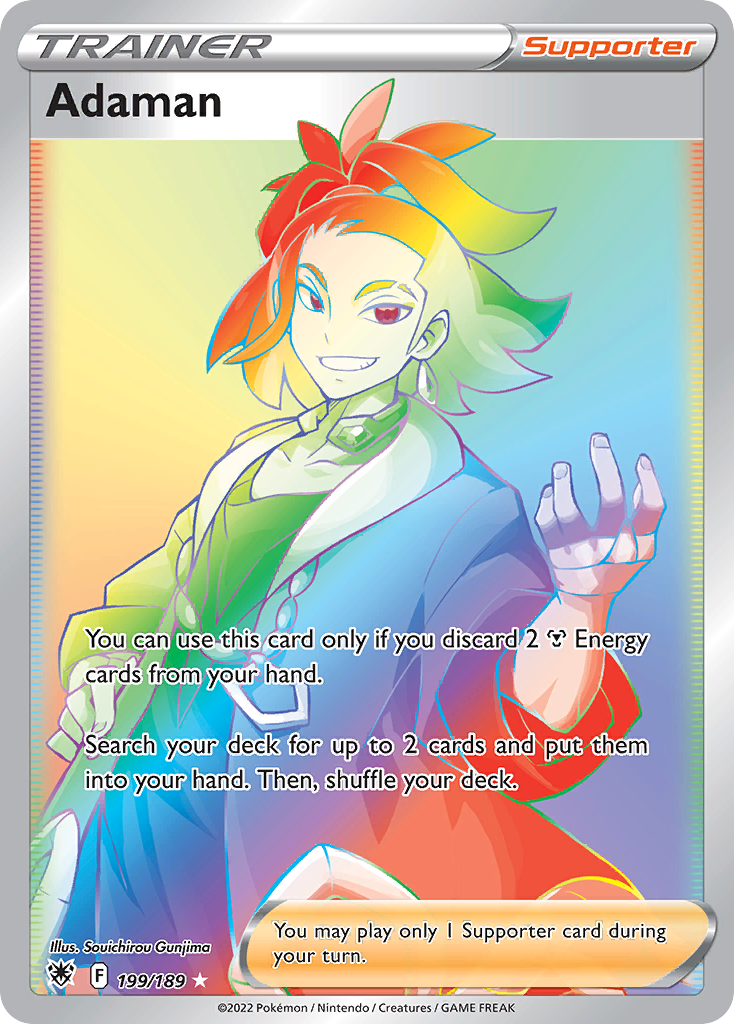 Adaman swsh10-199 Rare Rainbow from Astral Radiance Set