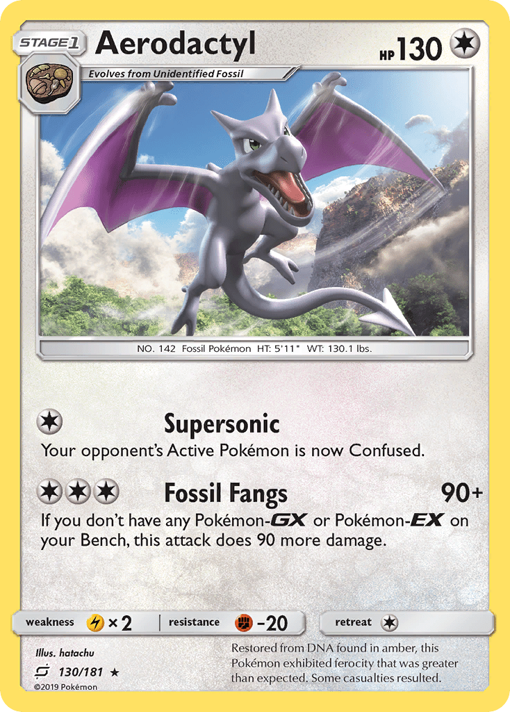 Aerodactyl sm9-130 Rare from Team Up Set