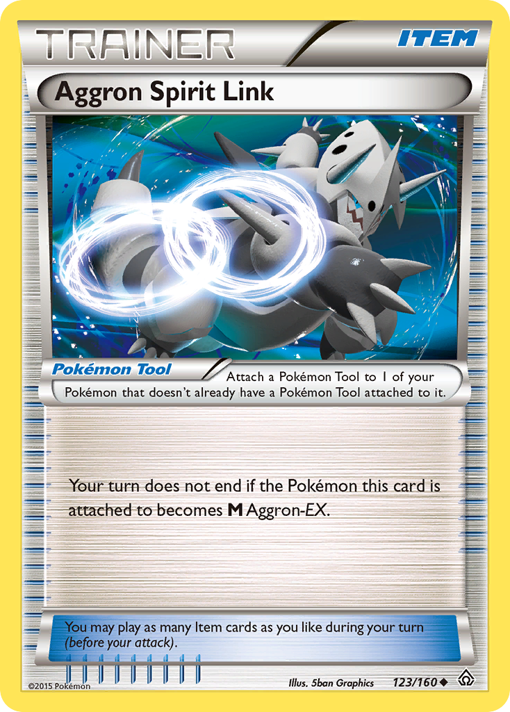 Aggron Spirit Link xy5-123 Uncommon from Primal Clash Set