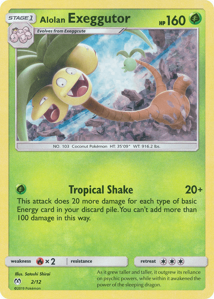 Alolan Exeggutor mcd19-2 from McDonald's Collection 2019 Set