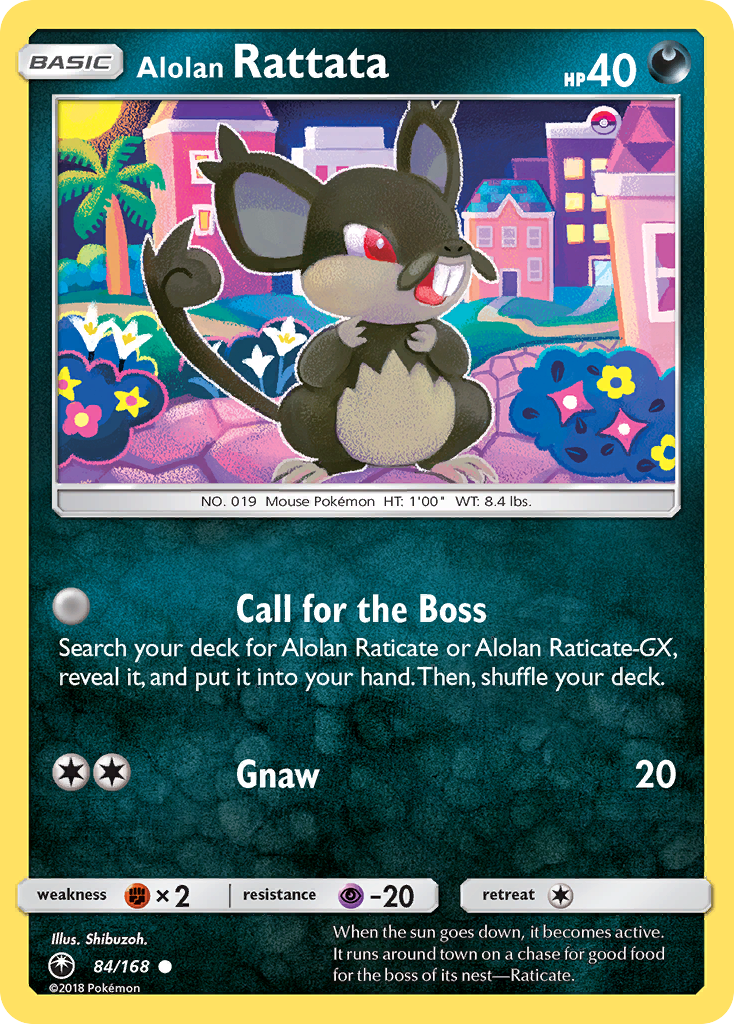 Alolan Rattata sm7-84 Common from Celestial Storm Set