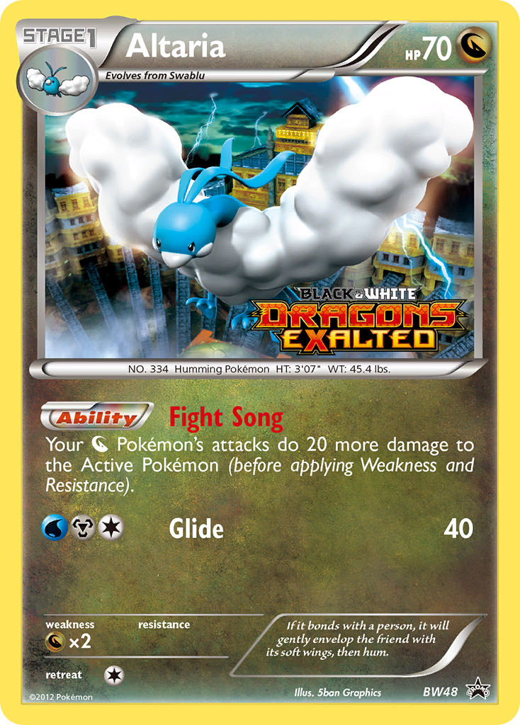 Altaria bwp-BW48 Promo from BW Black Star Promos Set