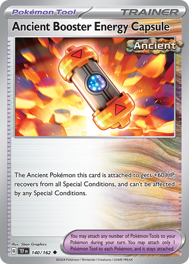 Ancient Booster Energy Capsule sv5-140 Uncommon from Temporal Forces Set