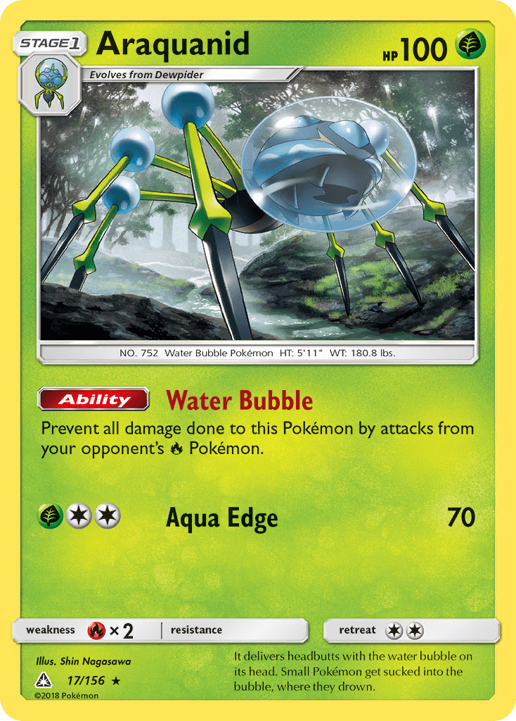 Araquanid sm5-17 Rare from Ultra Prism Set
