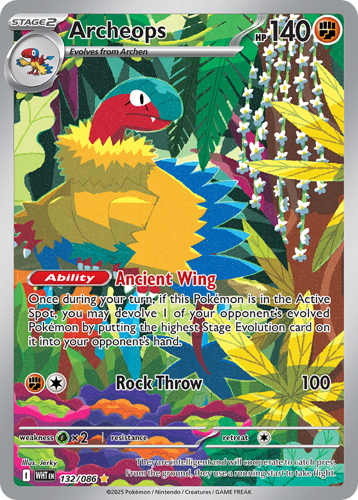 Archeops rsv10pt5-132 Illustration Rare from White Flare Set