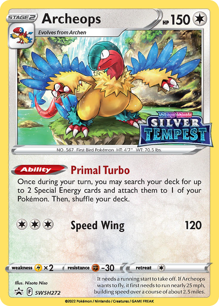 Archeops swshp-SWSH272 Promo from SWSH Black Star Promos Set
