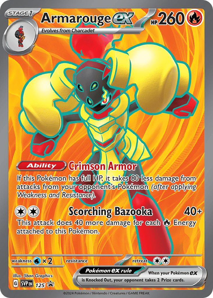 Armarouge ex svp-125 Promo from Scarlet & Violet Black Star Promos Set