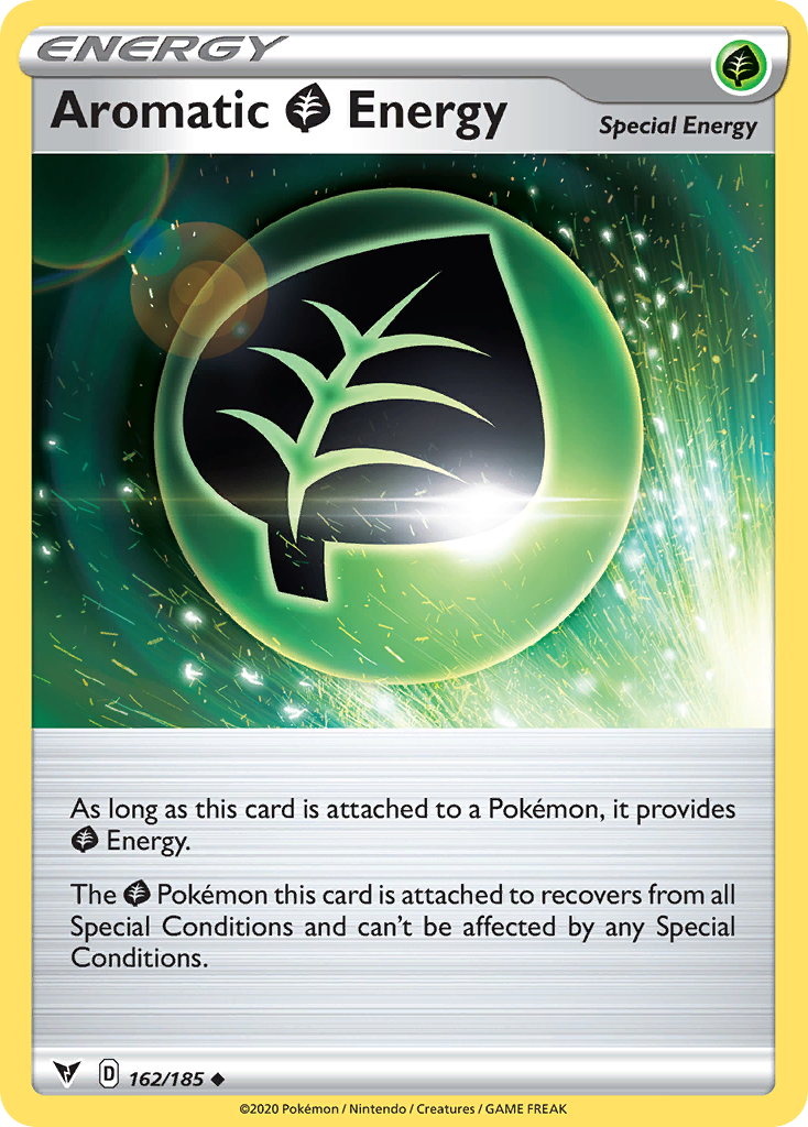Aromatic Grass Energy swsh4-162 Uncommon from Vivid Voltage Set