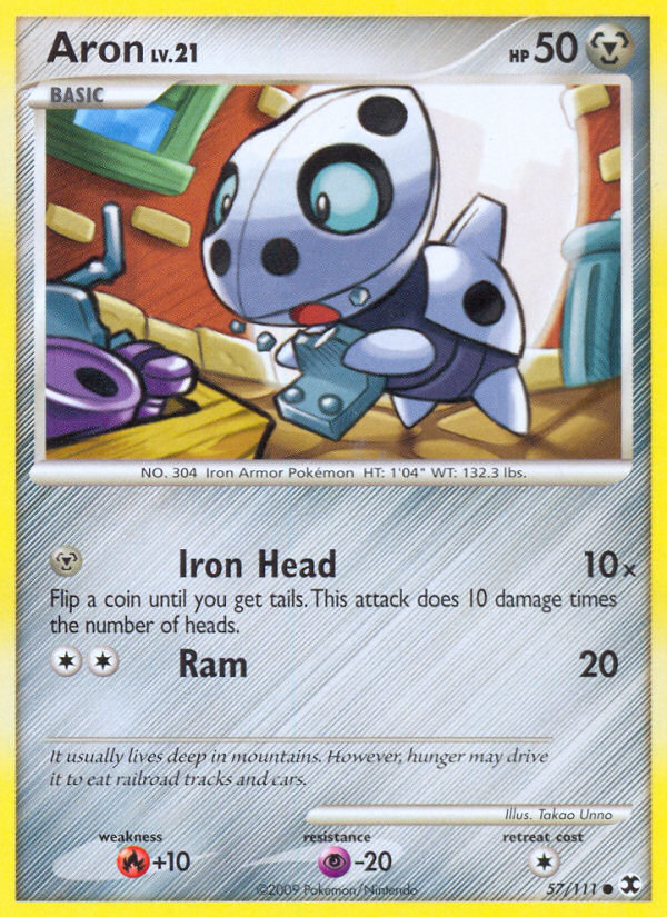 Aron pl2-57 Common from Rising Rivals Set