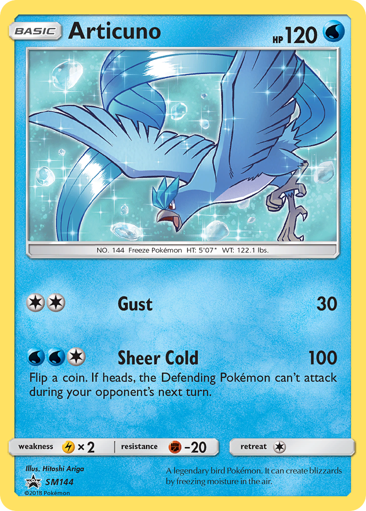 Articuno smp-SM144 Promo from SM Black Star Promos Set