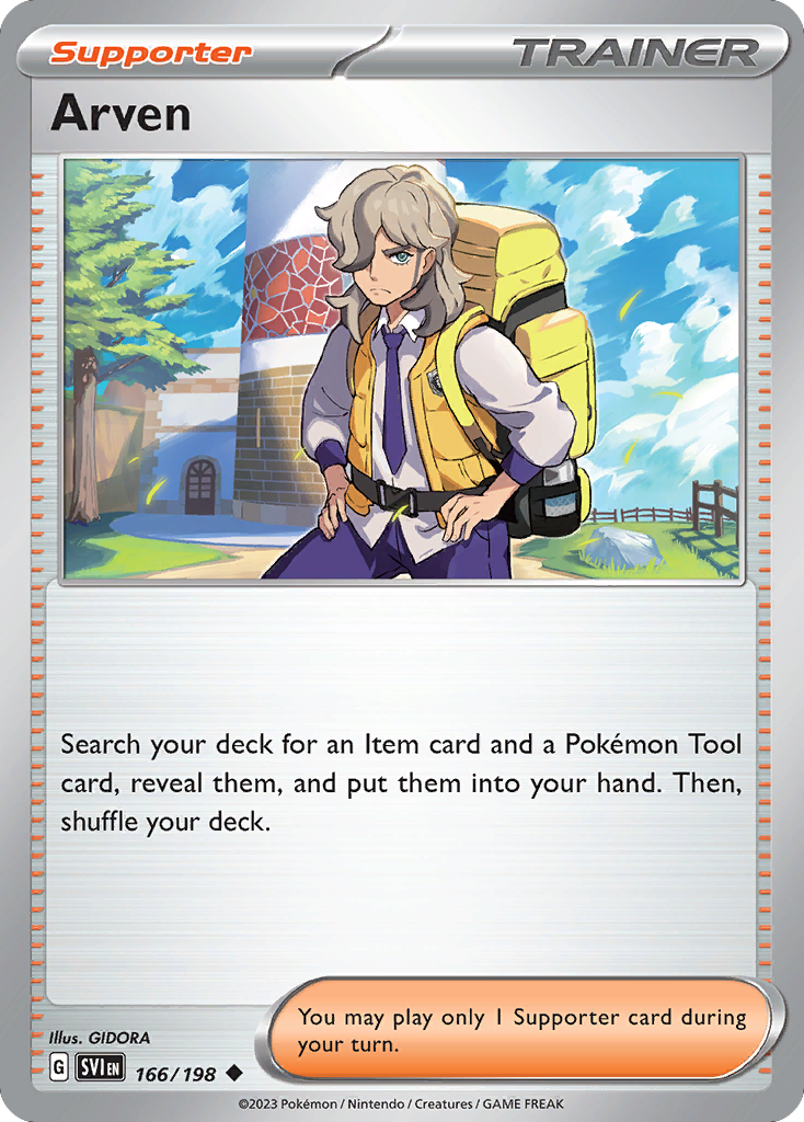 Arven sv1-166 Uncommon from Scarlet & Violet Set