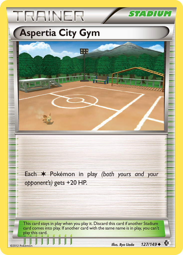 Aspertia City Gym bw7-127 Uncommon from Boundaries Crossed Set