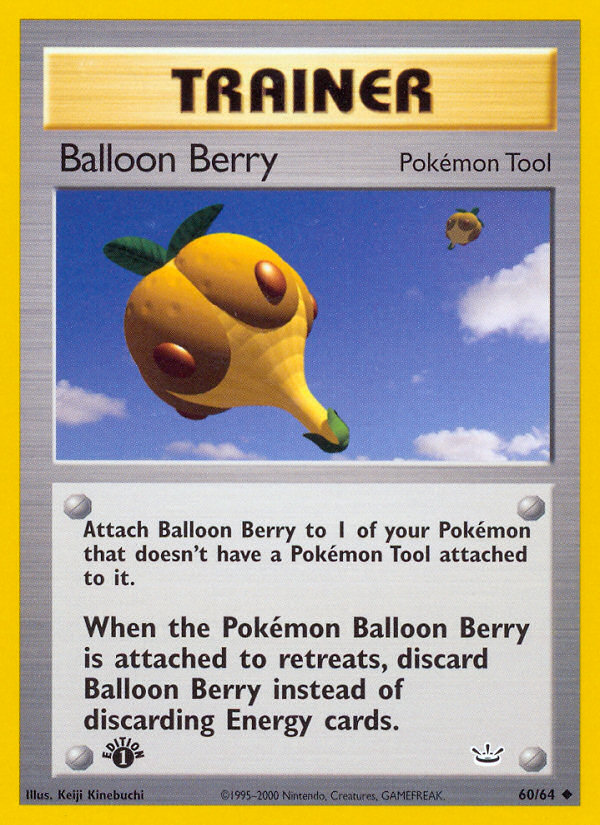 Balloon Berry neo3-60 Uncommon from Neo Revelation Set