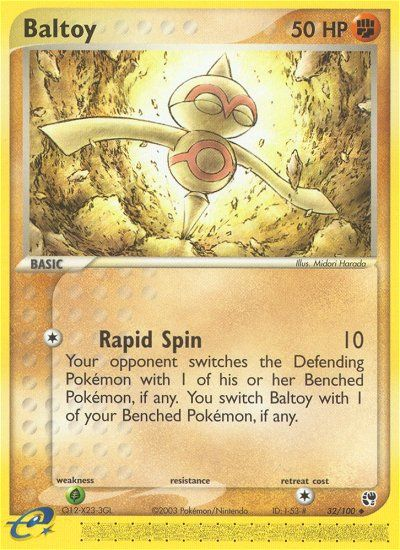 Baltoy ex2-32 Uncommon from Sandstorm Set