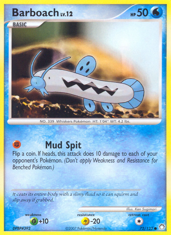 Barboach dp2-72 Common from Mysterious Treasures Set