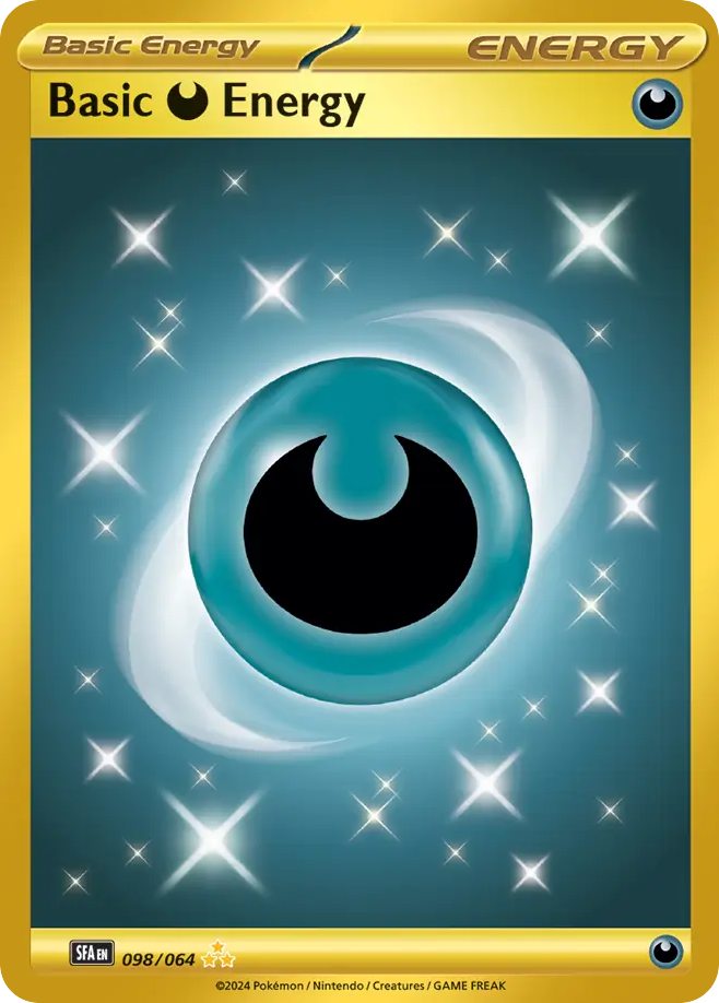 Basic Darkness Energy sv6pt5-98 Hyper Rare from Shrouded Fable Set