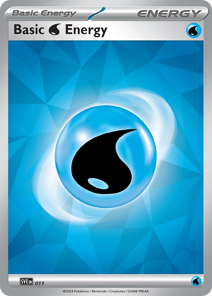 Basic Water Energy sve-11  from Scarlet & Violet Energies Set