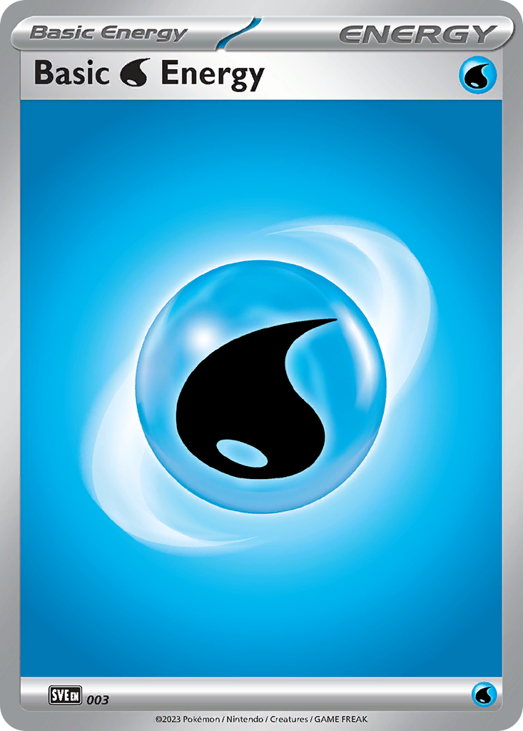 Basic Water Energy sve-3 Common from Scarlet & Violet Energies Set