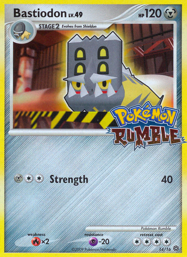 Bastiodon ru1-14  from Pokémon Rumble Set