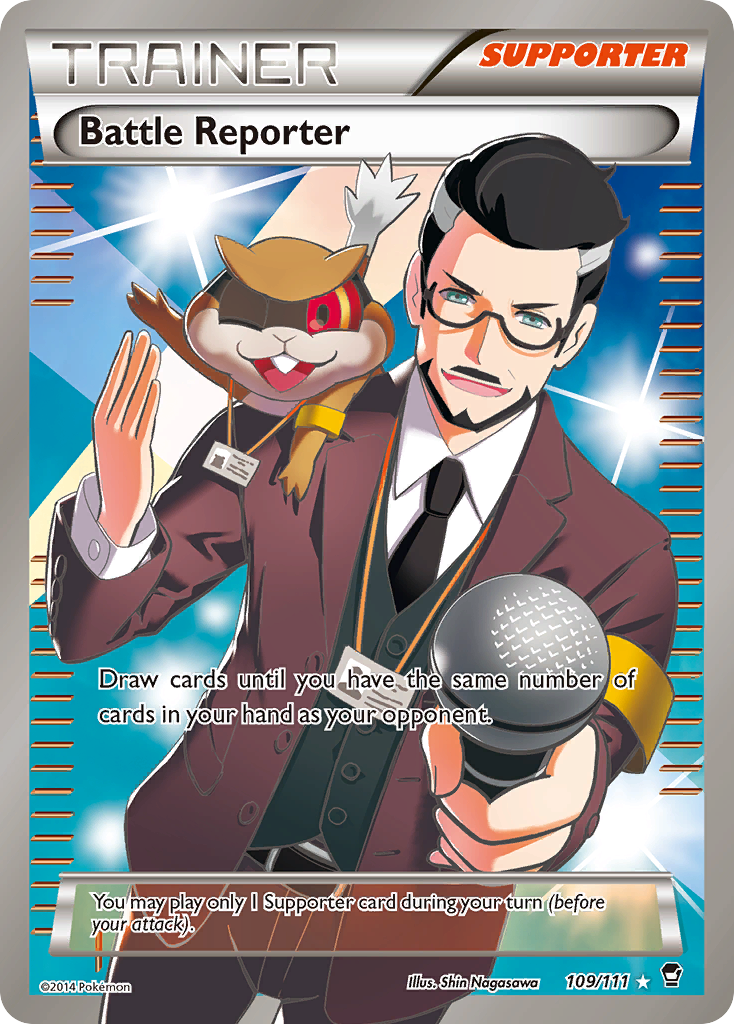 Battle Reporter xy3-109 Rare Ultra from Furious Fists Set