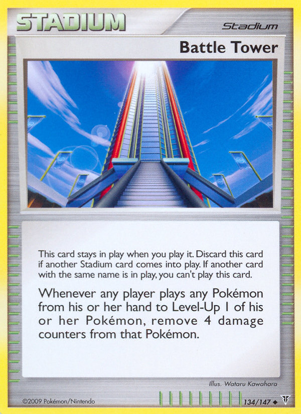 Battle Tower pl3-134 Uncommon from Supreme Victors Set