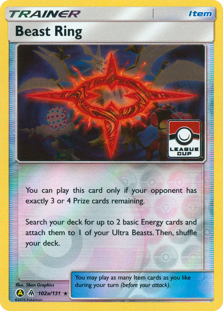 Beast Ring sm6-102a Rare from Forbidden Light Set