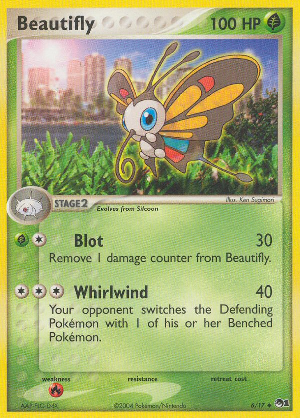 Beautifly pop1-6 Uncommon from POP Series 1 Set