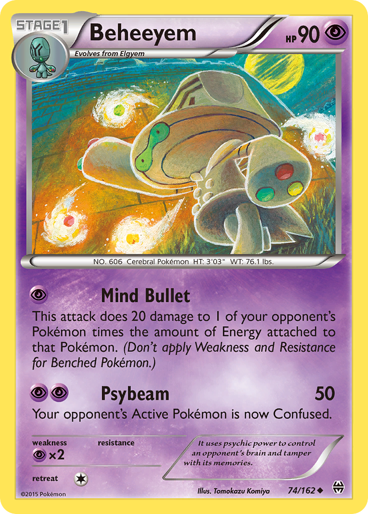 Beheeyem xy8-74 Uncommon from BREAKthrough Set