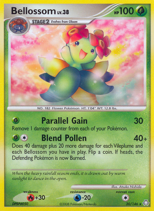 Bellossom dp6-20 Rare from Legends Awakened Set