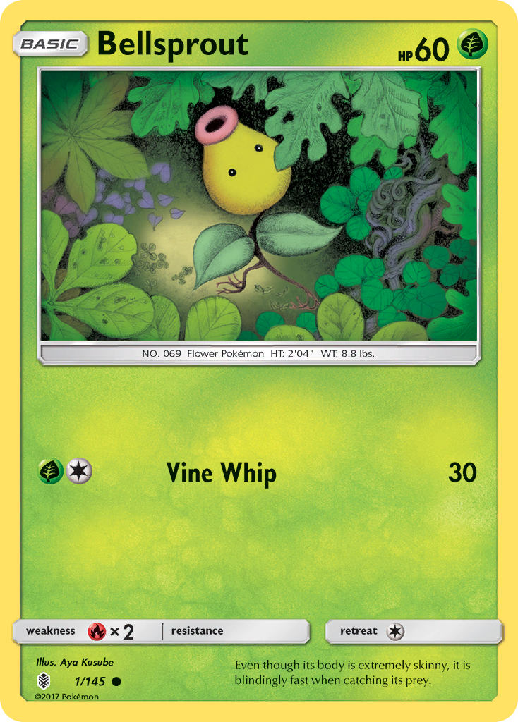 Bellsprout sm2-1 Common from Guardians Rising Set