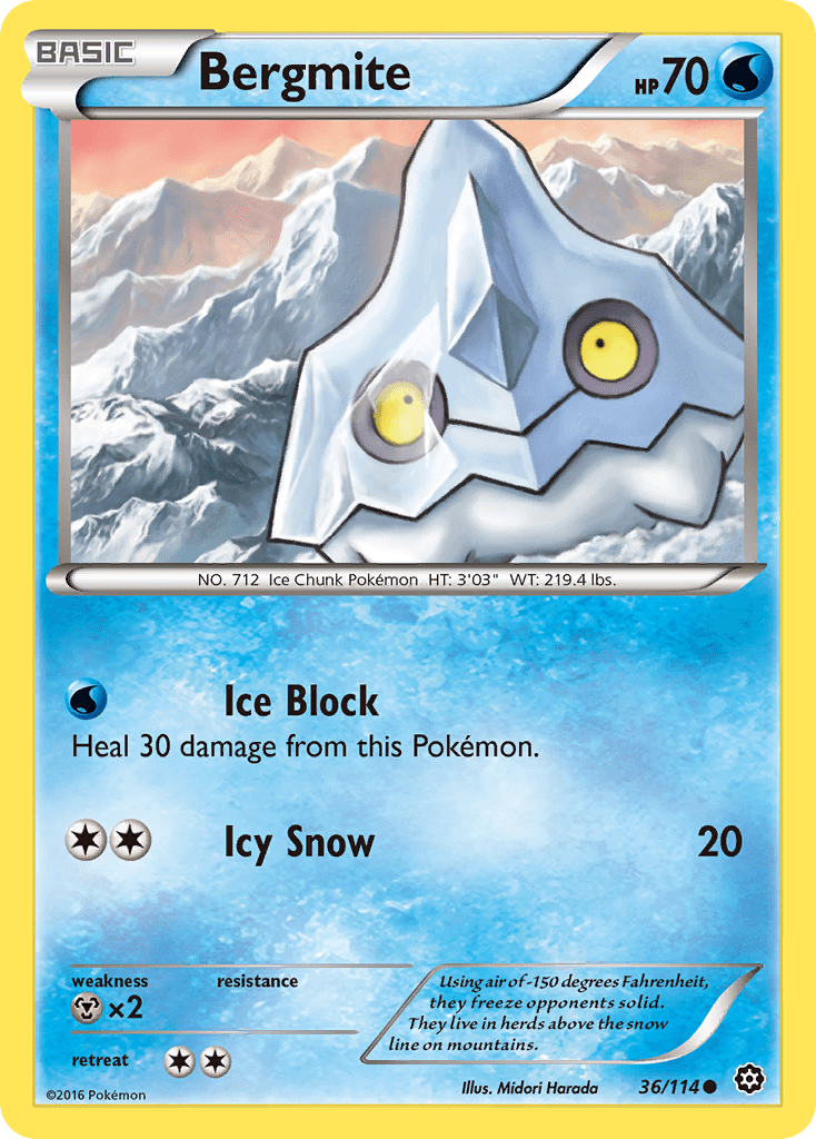 Bergmite xy11-36 Common from Steam Siege Set