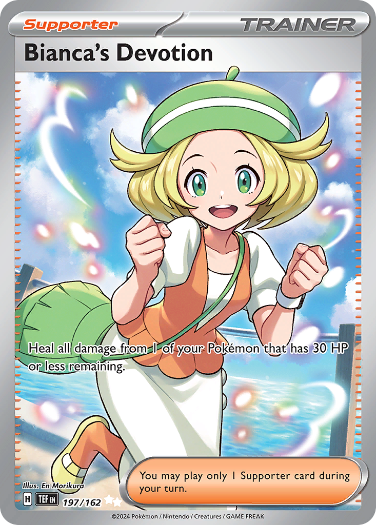 Bianca’s Devotion sv5-197 Ultra Rare from Temporal Forces Set