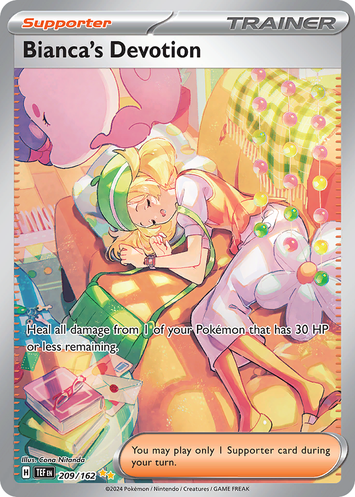Bianca’s Devotion sv5-209 Special Illustration Rare from Temporal Forces Set