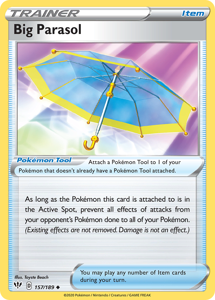 Big Parasol swsh3-157 Uncommon from Darkness Ablaze Set