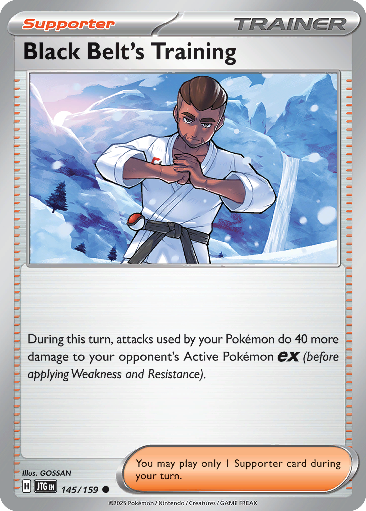 Black Belt’s Training sv9-145 Common from Journey Together Set