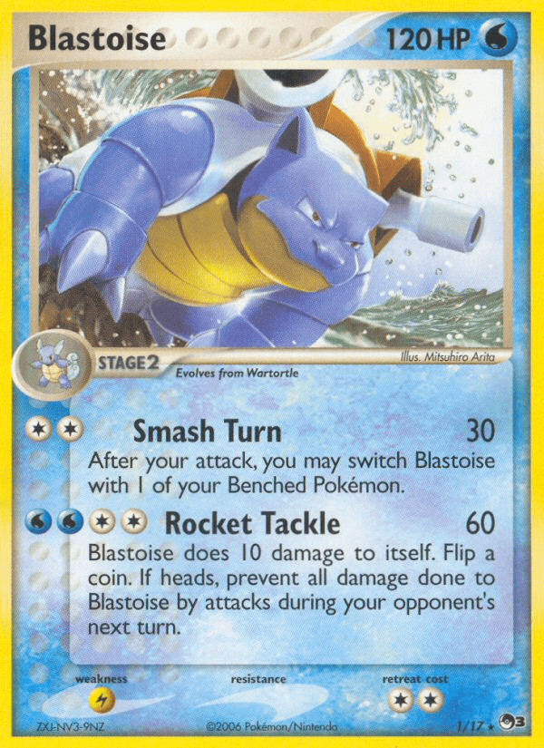 Blastoise pop3-1 Rare from POP Series 3 Set
