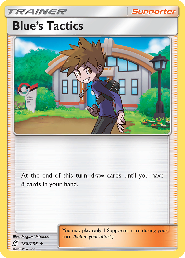 Blue’s Tactics sm11-188 Uncommon from Unified Minds Set